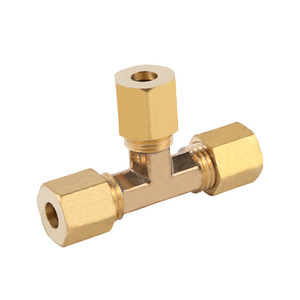 Xiangjia Machinery Forged Reducing Tee Brass Fittings 14*14*18 Water Plumbing Rigid - Product Image 1