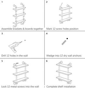 Estante de madera flotante rústico, estantes de granja montados en la pared con tablón de madera maciza Natural para baño, sala de estar, cocina - Product Image 6