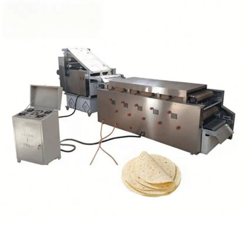 เครื่องอบตอร์ตียาข้าวโพดแบบอุตสาหกรรมสำหรับการทำและอบขนม Tortilla