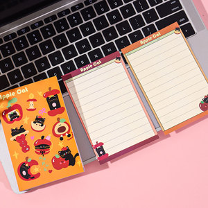 Juego de 6 Cuadernos de Bolsillo A7, Diseño de Gato Adorable, Páginas de Colores, Papel Grueso de 100 g/m², Bloc de Notas Desprendible, para Regalo de Papelería - Product Image 3