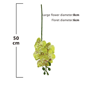 Venta caliente Meichang Pequeño 5 Mariposa Orquídeas Phalaenopsis Flores para la decoración del hogar - Product Image 3