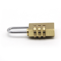 3/4 coffre-fort chiffre combinaison lettre numéro laiton cylindre bagages serrure doré cadenas Masterlock combinaison laiton serrure