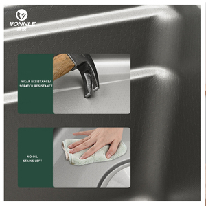 Display digitale moderno in acciaio inox singolo ciotola tasti del pianoforte lavello <span class=keywords><strong>cucina</strong></span> con rubinetto - Product Image 6