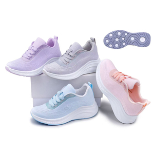 Logo personnalisé chaussures de sport pour femmes respirant <span class=keywords><strong>confort</strong></span> doux pour la marche entraînement chaussures de sport chaussures de course femmes baskets décontractées - Product Image 1
