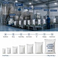Lessive en poudre en vrac 25 kg, parfum lavande naturelle, avec pouvoir blanchissant, pour les propriétaires de marques du marché arabe, destinée à l'exportation