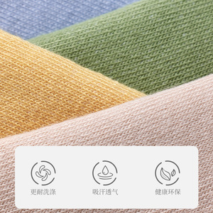 Women's Ankle Socks Solid Color Breathable Sweat Absorbent Casual Cotton Socks 10 Pairs - Product Image 4