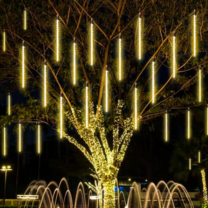 Ledemo personalizado al aire libre impermeable LED meteorito luces de Navidad <span class=keywords><strong>guirnalda</strong></span> IP67 calificación para fiesta lluvia efecto ducha - Product Image 5