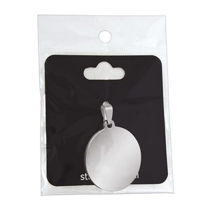 Ciondolo Rotondo in Acciaio Inossidabile Placcato Oro 14K, Misure 6mm e 20mm per Creazione di Gioielli con Perline e Cordoncino - Product Image 2
