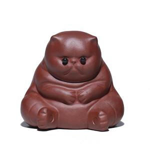 MSH Raise kerajinan patung kucing marah buatan tangan dekorasi meja teh Set ornamen teh <span class=keywords><strong>Kung</strong></span> <span class=keywords><strong>Fu</strong></span> - Product Image 3