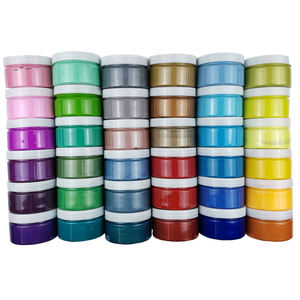 Fournitures artistiques pour adultes, Kits de <span class=keywords><strong>peinture</strong></span> en acrylique, grand ensemble de couleurs métalliques, 100ml - Product Image 2