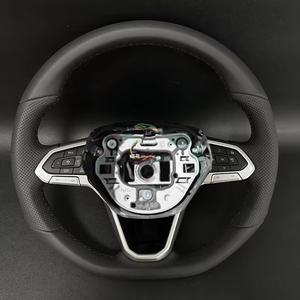 Volant perforé en cuir pour <span class=keywords><strong>Volkswagen</strong></span> VW Polo MK <span class=keywords><strong>Golf</strong></span> <span class=keywords><strong>8</strong></span> MK8 GTI Passat CC Gti <span class=keywords><strong>Gte</strong></span> Volant de voiture - Product Image 1