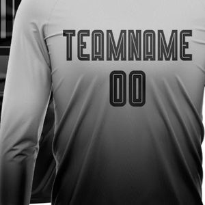 Modern <b>Long</b> Sleeve Soccer Jersey Gradient Football Shirt Lightweight Breathable Sportswear for Team Training League <b>Matches</b> - Product Image 4