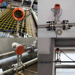 Débitmètre à vortex modbus RS485 dn80 compresse air azote satu oxygène débitmètre d'eau distillée - Product Image 6