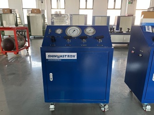 बम पाइपलाइन सिलेंडर वाल्व हाइड्रोस्टैटिक परीक्षण के लिए वायवीय उच्च दबाव पोर्टेबल हाइड्रोलिक वाटर पंप सिस्टम - Product Image 4