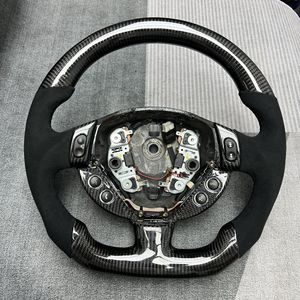 Volant de voiture en fibre de carbone style sport personnalisable, <span class=keywords><strong>prix</strong></span> usine, <span class=keywords><strong>4</strong></span> branches, 35 mm, pour <span class=keywords><strong>Maserati</strong></span> tous modèles Ghibli - Product Image 5