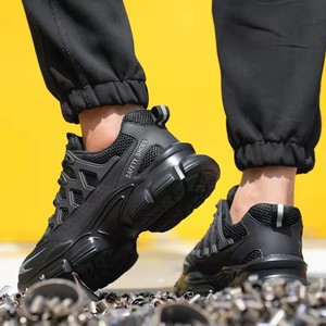 Safety <b>Shoes</b> <b>Men</b> Steel Toe <b>Work</b> <b>Shoes</b> Sneakers Anti-smash Anti-puncture Indestructible <b>Shoes</b> Outdoor Breathable Lightweight New - Product Image 5