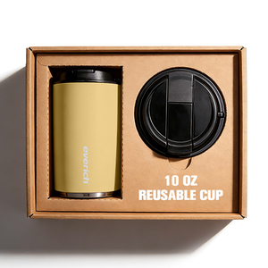 Taza <span class=keywords><strong>de</strong></span> Café <span class=keywords><strong>de</strong></span> Acero Inoxidable Everich ODM <span class=keywords><strong>de</strong></span> 10 oz, Aislada y Sellada, Conserva la Temperatura <span class=keywords><strong>de</strong></span> la Bebida, Tapa Simple <span class=keywords><strong>de</strong></span> Apertura Rápida, a Prueba <span class=keywords><strong>de</strong></span> Fugas, para Viajes - Product Image 1