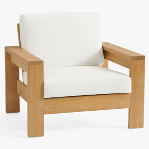 Conjunto de Sofás de Jardín para Exteriores en Madera de Teca Sólida con Cojines para Hoteles, Apartamentos y Exteriores - Licia - Product Image 4