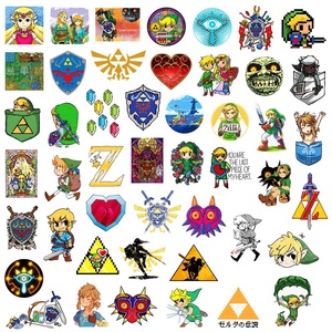 47 autocollants The Legend of <span class=keywords><strong>Zelda</strong></span> Game Boy pour enfants, pour table, téléphone, ordinateur, skateboard, bagages, ordinateur portable, jeux - Product Image 2