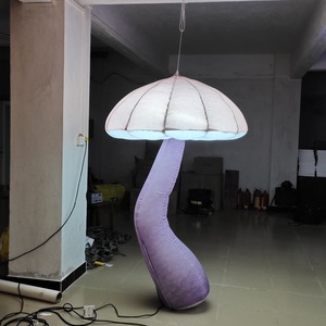 Champignon gonflable <span class=keywords><strong>géant</strong></span> de haute qualité de 4 m avec tissu Oxford 210D et lumières LED à 12 couleurs changeantes pour la décoration de fête - Product Image 4