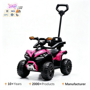 Coche de Juguete ATV Quad para Niños con Manillar de Empuje, 4 Ruedas, Plástico, Unisex, para Playa y Todoterreno, para Niños Pequeños, Niños y Niñas - Product Image 1
