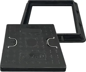 Fournisseur chinois à bas <span class=keywords><strong>prix</strong></span> : Couvercle de regard ventilé en fonte ductile, Couvercle de caniveau en fonte, <span class=keywords><strong>Drain</strong></span> de sol composite pour drainage - Product Image 3