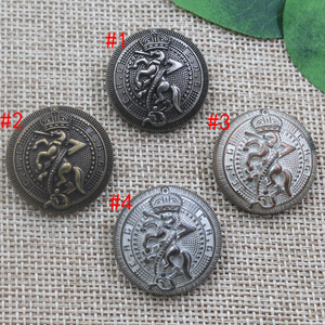 Nhà Sản Xuất Chất Lượng Cao 25 Mét Mô Hình Ngựa Hợp Kim Kim Loại Shank Tay May Nút Cho Áo - Product Image 1