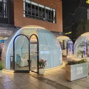Full House Bubble Room Hotel Tent House Cheap Geodesic Polycarbonate Dome