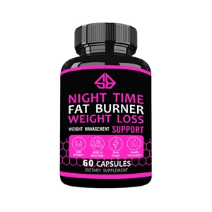 Capsules brûle-graisses nocturnes OEM, ingrédients naturels, favorise la perte de poids, la gestion du métabolisme, la santé immunitaire, 60 capsules - Product Image 1