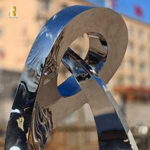 Escultura Moderna <span class=keywords><strong>de</strong></span> Acero Inoxidable <span class=keywords><strong>de</strong></span> Alta Calidad RELONG 304/316, Diseño <span class=keywords><strong>de</strong></span> Arte Abstracto para Patio <span class=keywords><strong>de</strong></span> Apartamento <span class=keywords><strong>de</strong></span> Lujo - Product Image 5