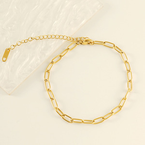 Zogxin Gold Stainless Steel Geometric Chain Anklet For Women Fashion Jewelry - Product Image 2