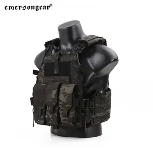 Emersongear Desert Men Climbing Tactical Tactical Training Heavy Weight Vest With Holster