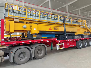 औद्योगिक भवन हाइड्रोलिक ट्रेलर ट्रक प्लेटफार्म बूम लिफ्ट, छत टाइल पैनल स्व चालित पोर्टेबल प्लेटफार्म - Product Image 5