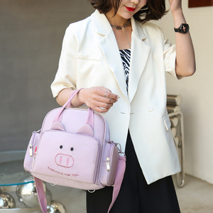 Sac à dos de rangement multicouche personnalisé, nouvelle grande capacité, sac à langer portable tendance, sac à dos multifonctionnel - Product Image 3