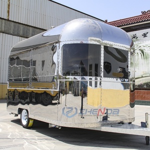 Camion de cuisine entièrement équipé de marque Zhenda, origine Henan, avec porte, véhicule de cuisson de haute qualité - Product Image 3