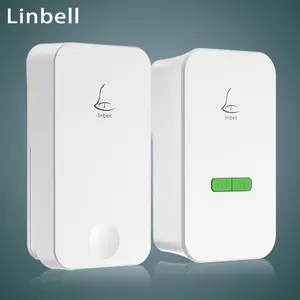 Linbell akıllı kablosuz kapı zili sınıf kapı zili hiçbir pil gerekli ab/abd/İngiltere tak için okul öncesi ve ilköğretim öğretmenleri