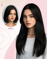 Extensions de cheveux indiens Remy à pointe nano, double trame, prêtes à la permanente, pour ajouter longueur et volume en voyage