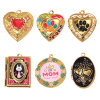 Pendentifs en acier inoxydable à succès pour la fabrication de bijoux DIY, motifs patte de chat et patte de chien, pendentifs cœur pour maman, vente en gros