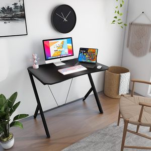 Thiết kế hiện đại thân thiện với môi bền chơi game Bàn máy tính nghiên cứu Bảng di chuyển tiết kiệm không gian lắp ráp dễ dàng - Product Image 3