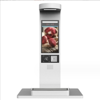 Terminal de Pago Inteligente con Visión Artificial para Cafeterías, Kiosco de Autoservicio con Bandeja para Comida para Cantinas