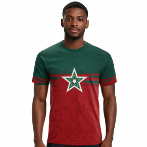 Kaos Jersey Sepak Bola Piala Dunia 2026 Maroko Pria, Kaos Olahraga Santai Lengan Pendek, Kaos Cetak Penuh, Kaos Kerah Bulat untuk Fans Maroko - Product Image 4