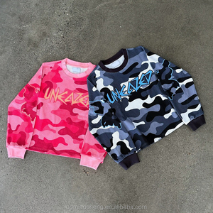 <span class=keywords><strong>T</strong></span>ùy Chỉnh Trọng Lượng Nặng Camo Waffle Dài Tay Áo Quá Khổ <span class=keywords><strong>T</strong></span> Áo Sơ Mi Cho Nam Giới Ngụy Trang Longsleeve Boxy Cắ<span class=keywords><strong>t</strong></span> Waffle Áo Thun - Product Image 1