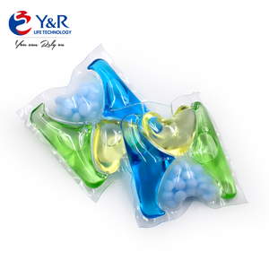 Cápsulas de Detergente 5 <span class=keywords><strong>en</strong></span> 1 para Lavar Ropa Gel Limpiador Amarillo Suavizante MOQ Bajo Aceptable - Product Image 5