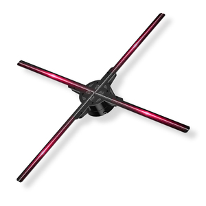 HD 65cm 4 lưỡi Wifi Holographic LED hiển thị Máy nghe nhạc quảng cáo 3D <span class=keywords><strong>Hologram</strong></span> Fan - Product Image 6