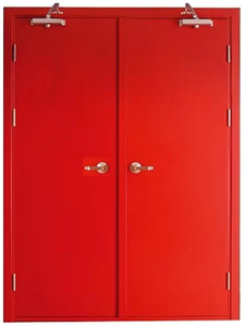 Porte ignifuge de bibliothèque d'école d'hôpital de haute qualité de <span class=keywords><strong>classe</strong></span> a en acier de sécurité - Product Image 2