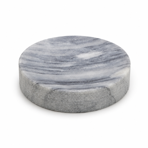 Elegant Grey Marble 4-Piece Bathroom Accessories Set, Natural <b>Light</b> Grey Stone Soap Dispenser, <b>Light</b> Grey Marble 4-Piece Set - Product Image 4