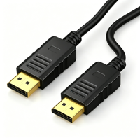 Câble Qiulink DP 1.4 32,4 Gbps 4K 144 Hz Haute Vitesse pour Moniteur de Jeu PC Ordinateur Portable Téléviseur Projecteur Bureau