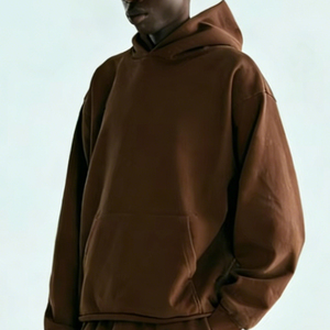 Sudadera con capucha de peso pesado de primera calidad, jersey con logotipo personalizado, ropa de calle Unisex con hombros caídos para gimnasio deportivo, ropa de moda en pedidos a granel - Product Image 5