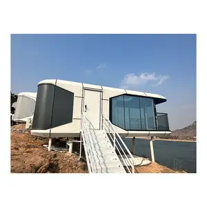 Luxury Modern Outdoor Portable Mobile Ready Homes Capsule Room Prefab Vessel House