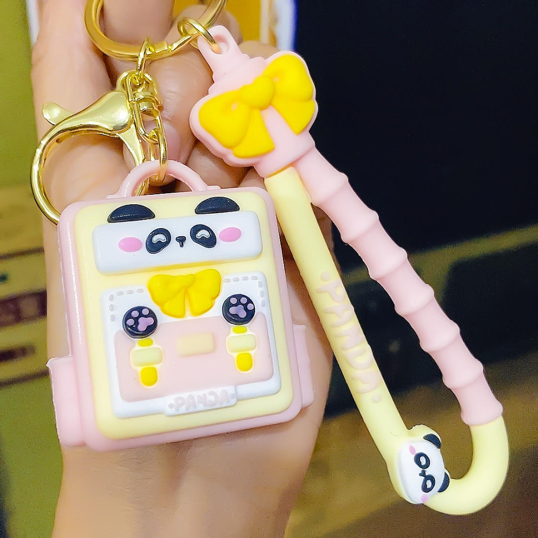 Panda pendant - Light pink